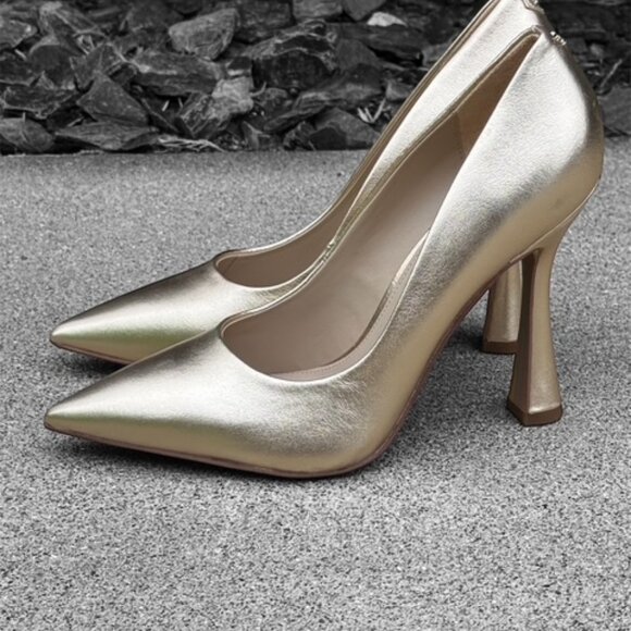 Sam edelman antonia gold heels NIB - Picture 2 of 9